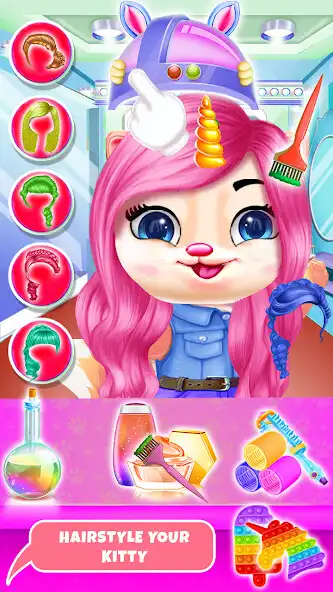 Play Twins Unicorn Pets Hairs Care as an online game Twins Unicorn Pets Hairs Care with UptoPlay