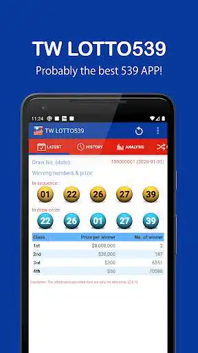 Play TW LOTTO 539  and enjoy TW LOTTO 539 with UptoPlay