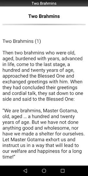 Play Two Brahmins Sutta - Buddhism as an online game Two Brahmins Sutta - Buddhism with UptoPlay