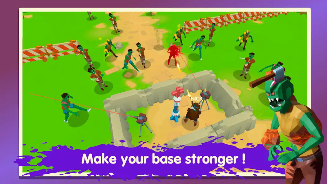 Play Two Guys  Zombies 3D: Online as an online game Two Guys  Zombies 3D: Online with UptoPlay