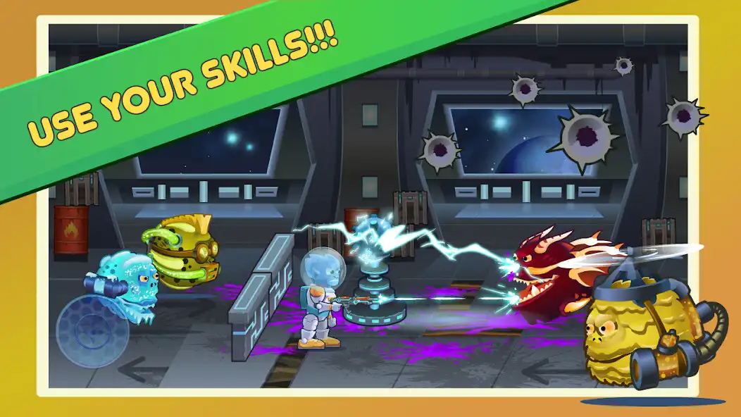 Play Two Heroes  Monsters (two-player game) as an online game Two Heroes  Monsters (two-player game) with UptoPlay