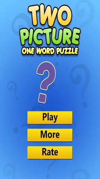 Play Two Picture One Word Puzzle  and enjoy Two Picture One Word Puzzle with UptoPlay