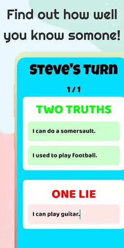 Play Two Truths and a Lie as an online game Two Truths and a Lie with UptoPlay