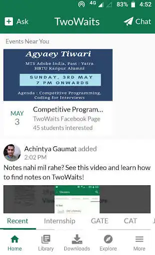 Play TwoWaits - AKTU Notes, Lectures  and enjoy TwoWaits - AKTU Notes, Lectures with UptoPlay