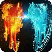 Free play online Two wolves live wallpaper APK