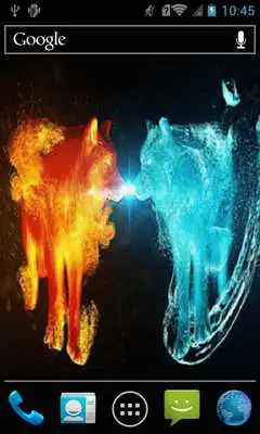 Play Two wolves live wallpaper Play Two wolves live wallpaper