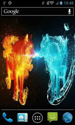 Play Two wolves live wallpaper Play Two wolves live wallpaper