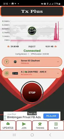 Play Tx Plus - Super Fast Net as an online game Tx Plus - Super Fast Net with UptoPlay