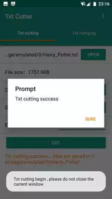 Play Txt Cutter