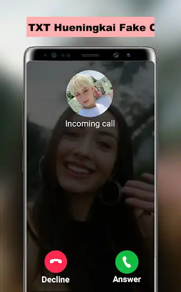 Play TXT Hueningkai Fake Call  and enjoy TXT Hueningkai Fake Call with UptoPlay