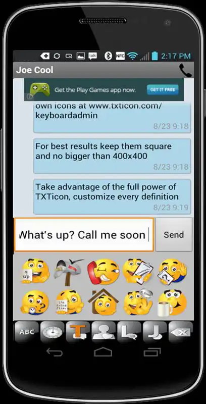 Play TXTIcon 3.7 Texting made easy