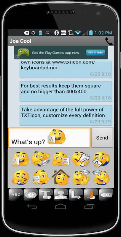 Play TXTIcon 3.7 Texting made easy