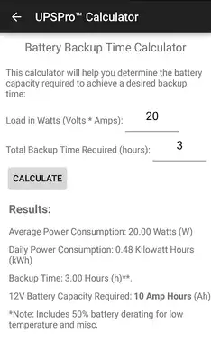 Play Tycon Remote Power Calculator