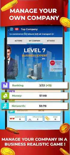 Play Tycoon World - Company Manager  and enjoy Tycoon World - Company Manager with UptoPlay