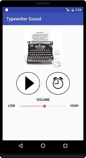 Play Typewriter Sound as an online game Typewriter Sound with UptoPlay