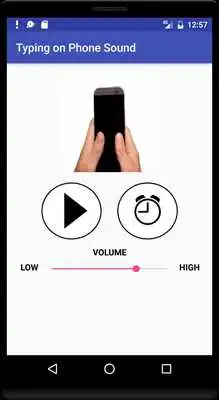 Play Typing on Phone Sound