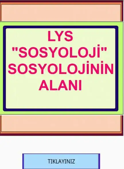 Play TYT AYT YKS  Sosyolojinin Alan  and enjoy TYT AYT YKS  Sosyolojinin Alan with UptoPlay