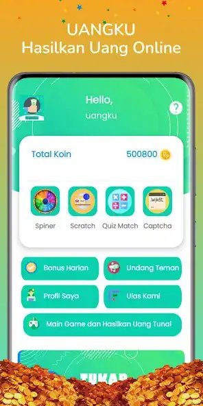 Play Uangku - Penghasil Saldo Dana  and enjoy Uangku - Penghasil Saldo Dana with UptoPlay