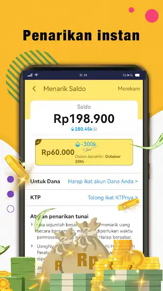 Play UangNyata:hasilkan  permainan as an online game UangNyata:hasilkan  permainan with UptoPlay