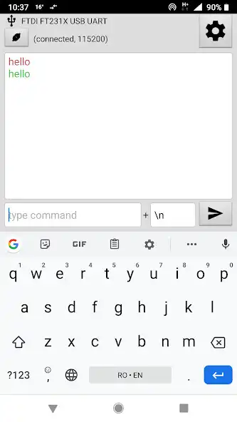 Play UART Terminal - connect to Arduino via OTG as an online game UART Terminal - connect to Arduino via OTG with UptoPlay