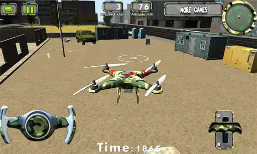 Play UAV Army Drone Flight SIM 15 as an online game UAV Army Drone Flight SIM 15 with UptoPlay