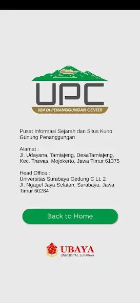 Play Ubaya Penanggungan Center AR as an online game Ubaya Penanggungan Center AR with UptoPlay