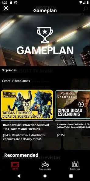 Play Ubisoft TV Brasil as an online game Ubisoft TV Brasil with UptoPlay