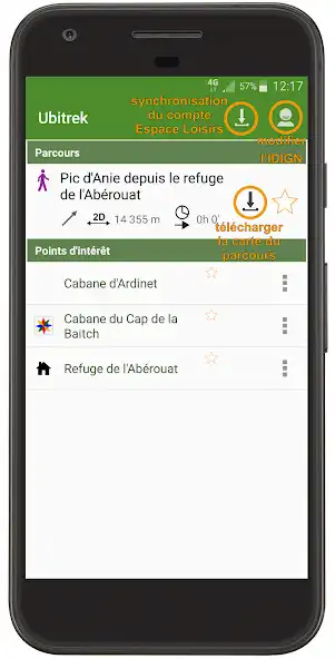 Play Ubitrek - your hiking companion as an online game Ubitrek - your hiking companion with UptoPlay