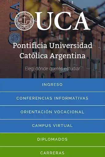 Play APK UCA - Departamento de Ingreso  and enjoy UCA - Departamento de Ingreso with UptoPlay com.app.p1755CE