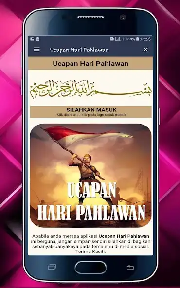 Play Ucapan Hari Pahlawan as an online game Ucapan Hari Pahlawan with UptoPlay