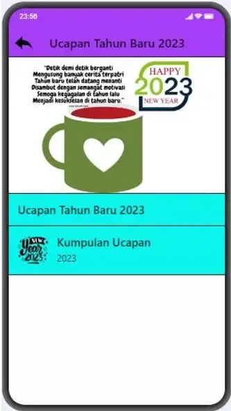 Play Ucapan Selamat Tahun Baru 2023 as an online game Ucapan Selamat Tahun Baru 2023 with UptoPlay
