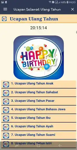 Play Ucapan Selamat Ulang Tahun as an online game Ucapan Selamat Ulang Tahun with UptoPlay