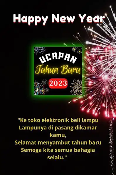 Play Ucapan Tahun Baru 2024 as an online game Ucapan Tahun Baru 2024 with UptoPlay