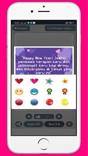 Play Ucapan Tahun Baru Kekinian as an online game Ucapan Tahun Baru Kekinian with UptoPlay