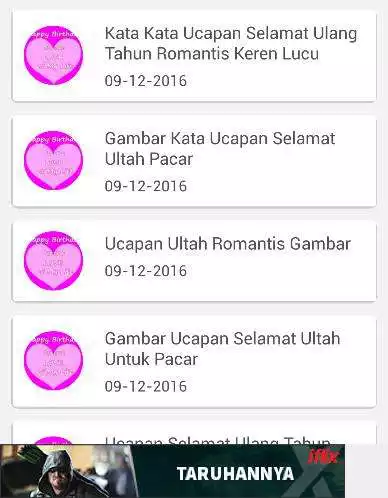 Play Ucapan Ulang Tahun Pacar