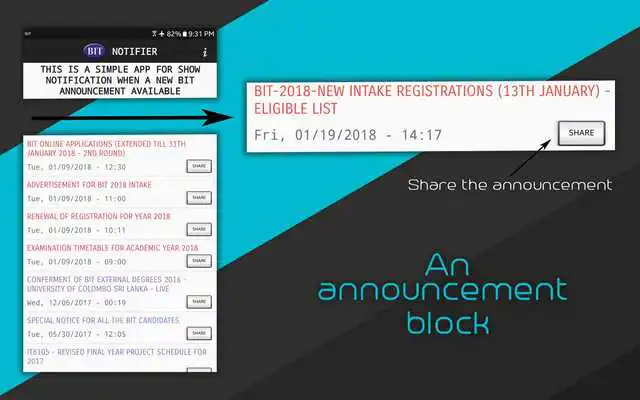 Play UCSC BIT Notifier