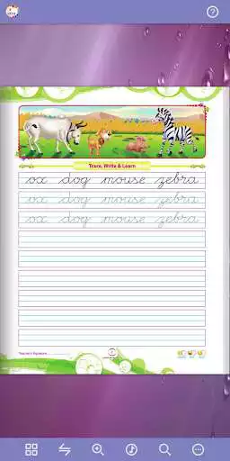 Play Udaan Cursive Writing - 2 as an online game Udaan Cursive Writing - 2 with UptoPlay
