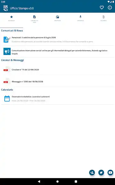Play Ufficio Stampa INPS per Tablet  and enjoy Ufficio Stampa INPS per Tablet with UptoPlay