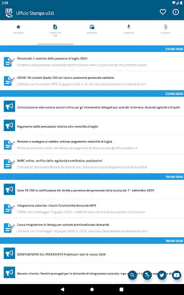 Play Ufficio Stampa INPS per Tablet as an online game Ufficio Stampa INPS per Tablet with UptoPlay