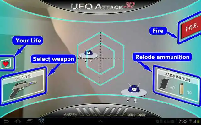 Play UFO Attack 3D Live LITE