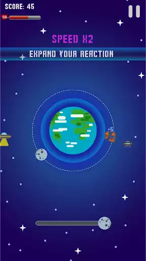 Play UFO Blast Among Stars as an online game UFO Blast Among Stars with UptoPlay