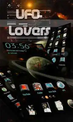 Play UFO Technology Launcher Theme