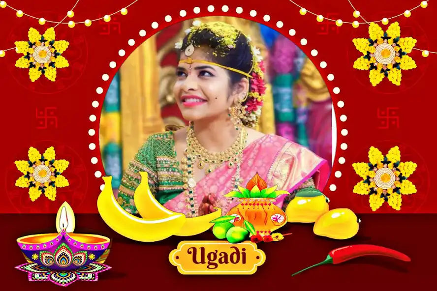 Play Ugadi Photo Frame  Greetings  and enjoy Ugadi Photo Frame  Greetings with UptoPlay