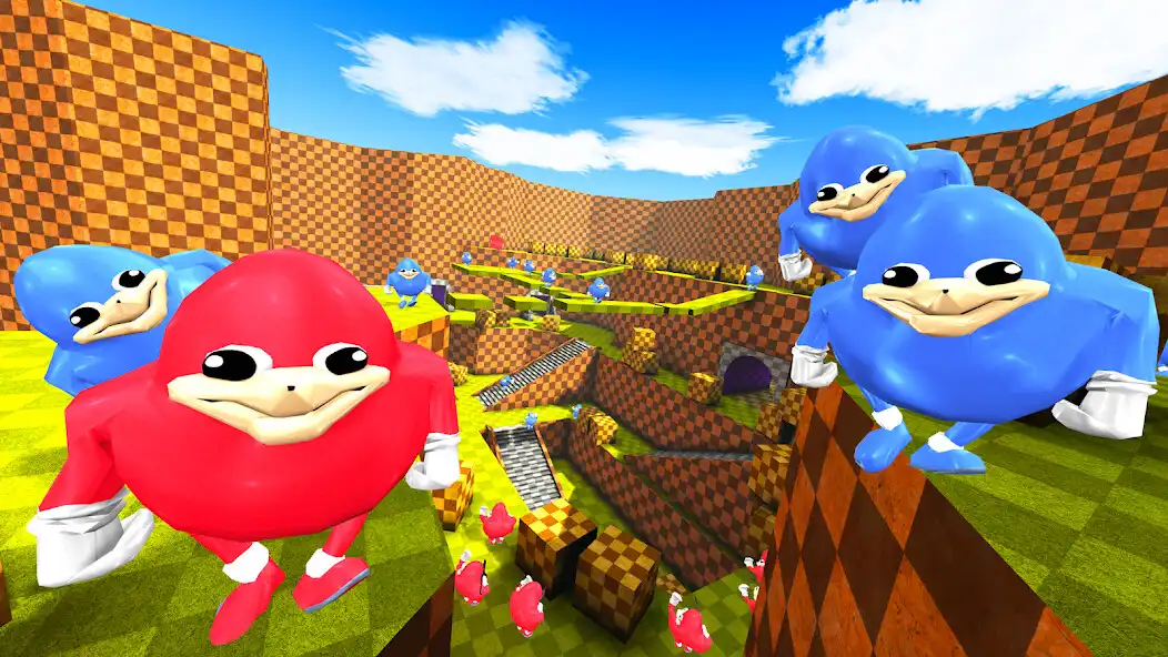 Play Ugandan Knuckles and Chungus Battle Royale Online  and enjoy Ugandan Knuckles and Chungus Battle Royale Online with UptoPlay