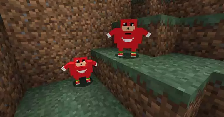 Play Ugandan Knuckles Skin for Minecraft PE