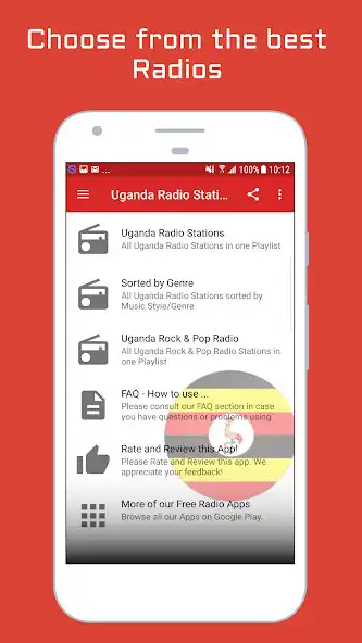 Play Uganda Radio Stations  and enjoy Uganda Radio Stations with UptoPlay