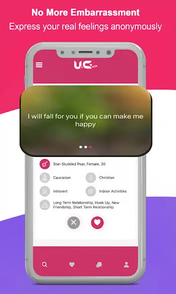 Play UgotCrush - Confess Anonymously To Your Crush!  and enjoy UgotCrush - Confess Anonymously To Your Crush! with UptoPlay