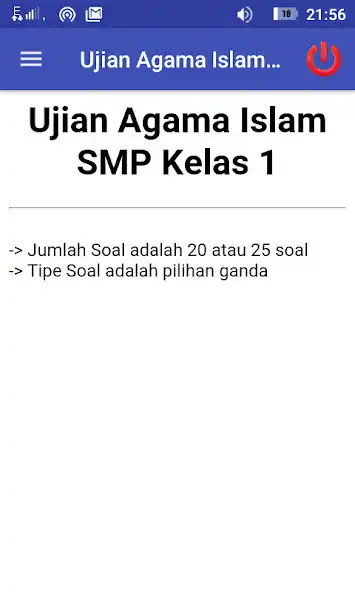 Play Ujian Agama Islam 1 SMP  and enjoy Ujian Agama Islam 1 SMP with UptoPlay