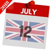 Free play online UK Calendar 2018 with holidays free APK