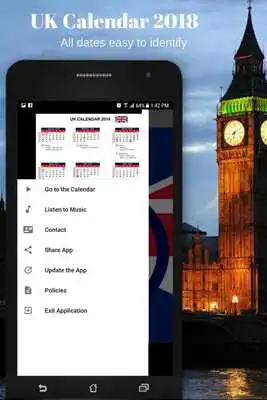 Play UK Calendar 2018 with holidays free Play UK Calendar 2018 with holidays free